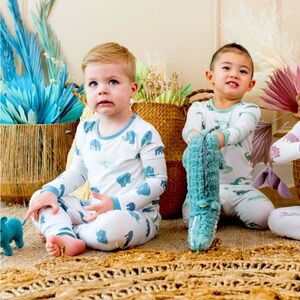 kyte baby rhino print pajamas toddler size 2T